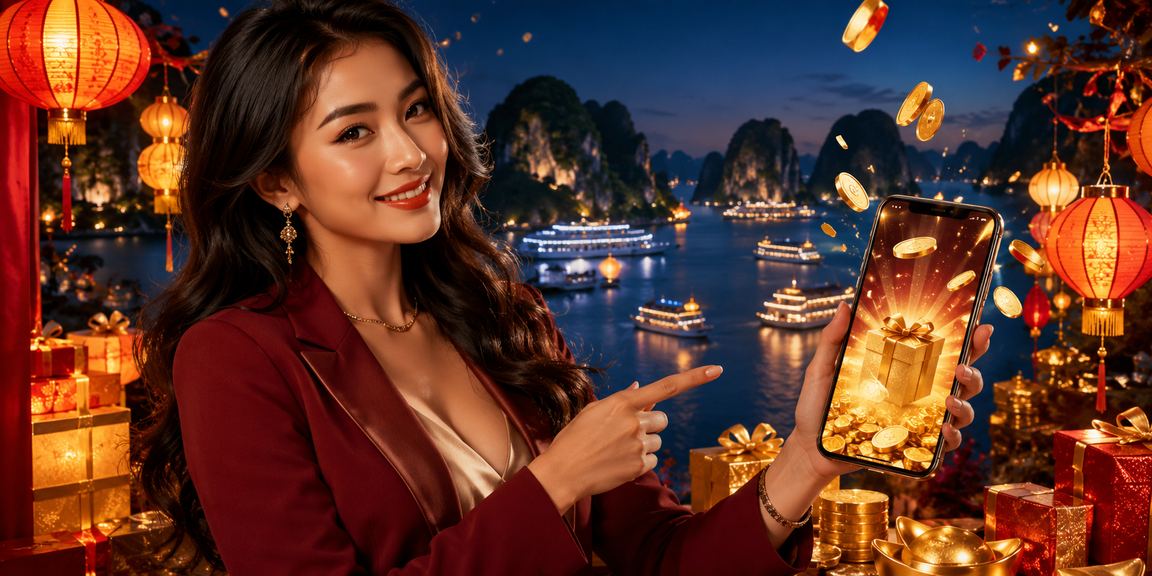 Phòng game live casino với đèn lồng Hội An